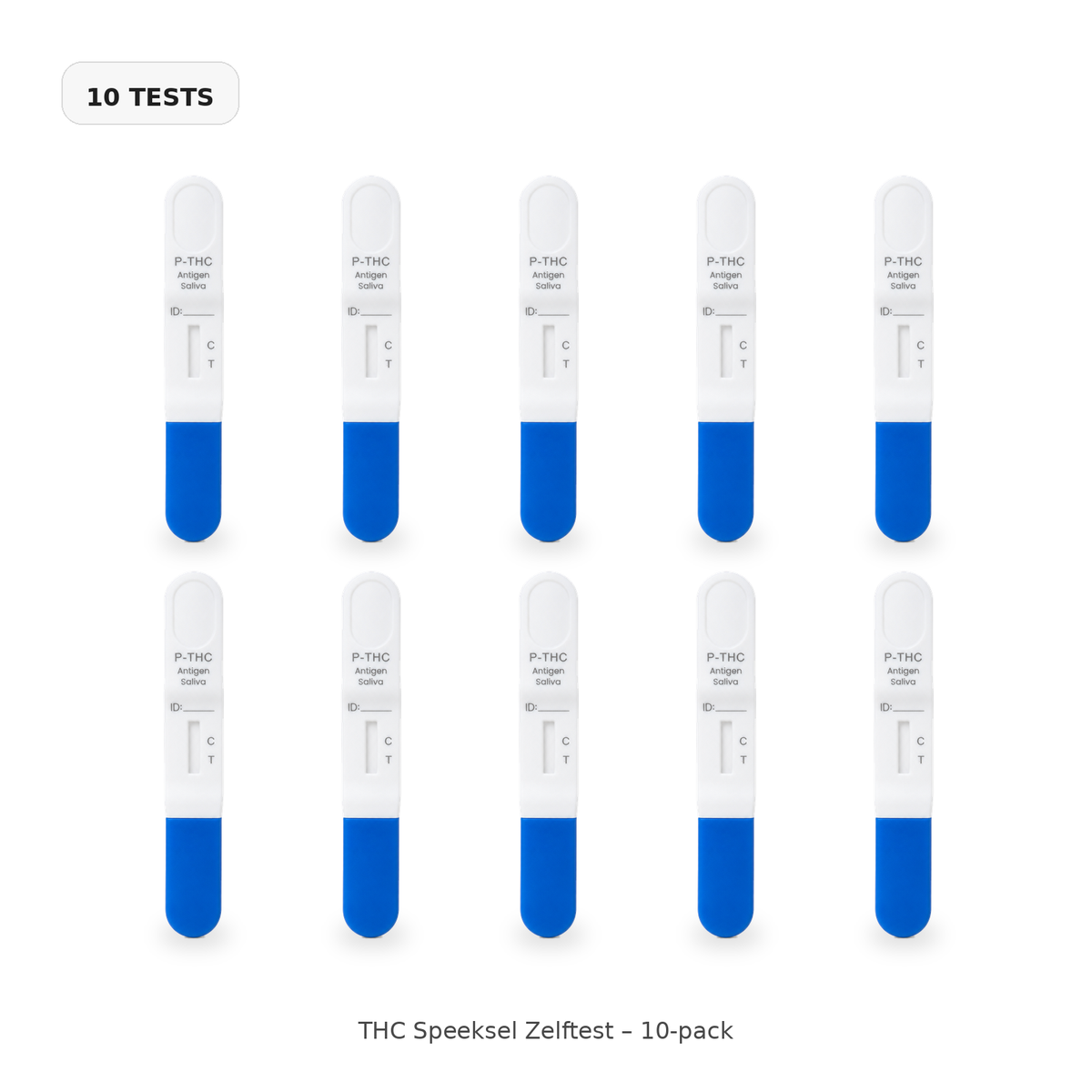 THC Speeksel Zelftest 10-pack met tien testen