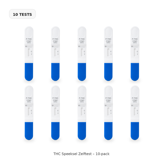 THC Speeksel Zelftest - 10-pack