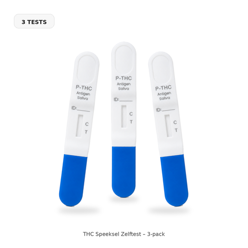 THC Speeksel Zelftest 3-pack met drie testen
