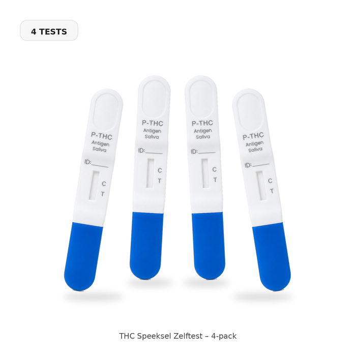 THC Speeksel Zelftest - 4-pack