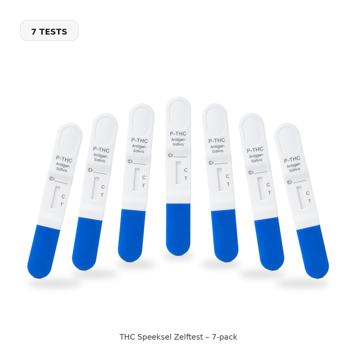 THC Speeksel Zelftest - 7-pack